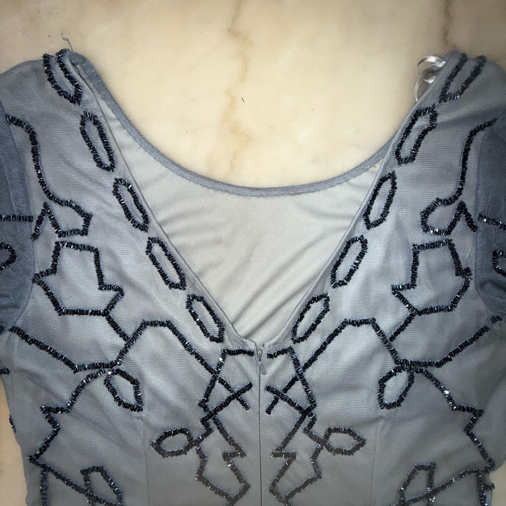 Adrianna Papell Abstract Motif Sheath Dress - Picture 9 of 15